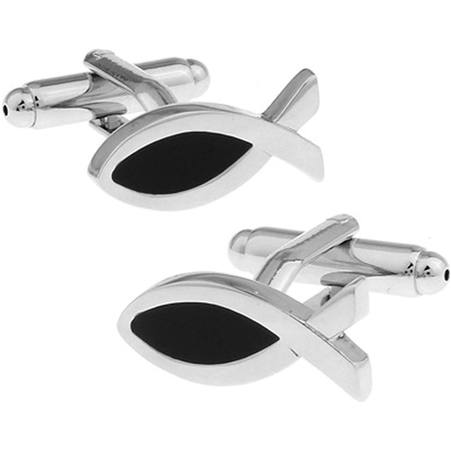 Christian Ichthus Fish Cufflinks  | Ashton and Finch