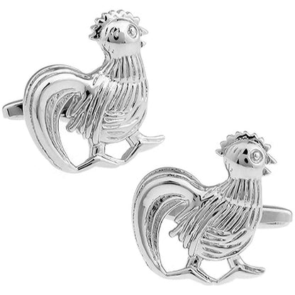 Cockerel Cufflinks | Ahston and Finch  | Ashton and Finch