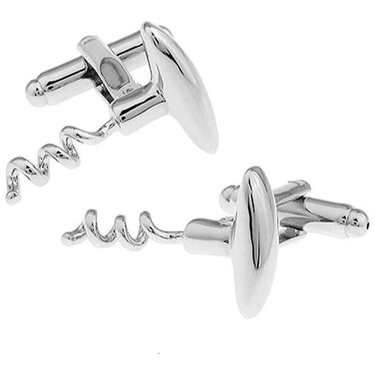 Cork Screw Cufflinks  | Ashton and Finch