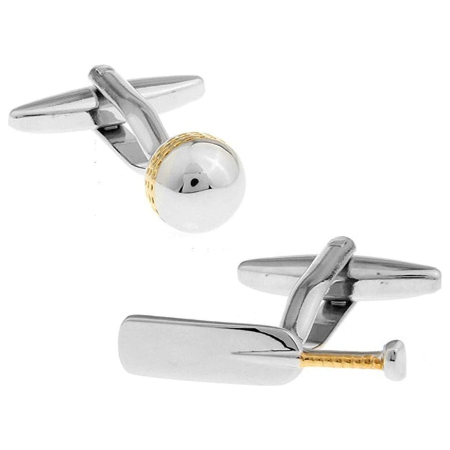 Cricket Bat and Ball Cufflinks  | Ashton and Finch