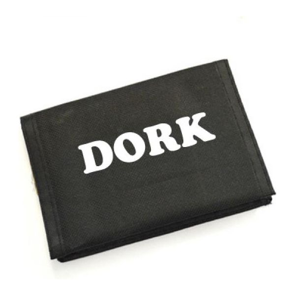 DORK design Black Canvas Wallet  | Ashton and Finch
