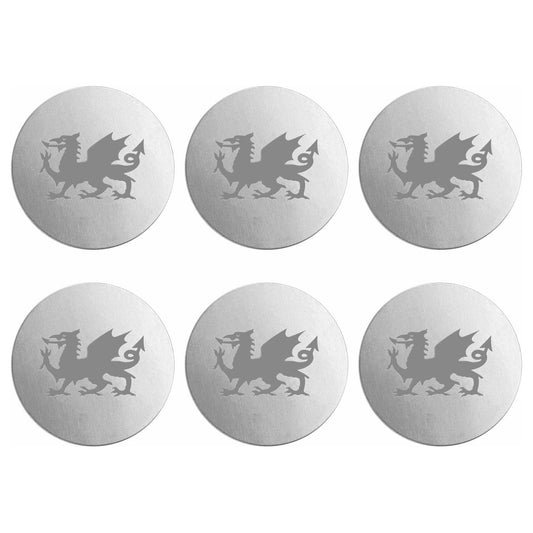 Wales Welsh Dragon Golf Ball Marker (Pack of 6) - Ashton and Finch