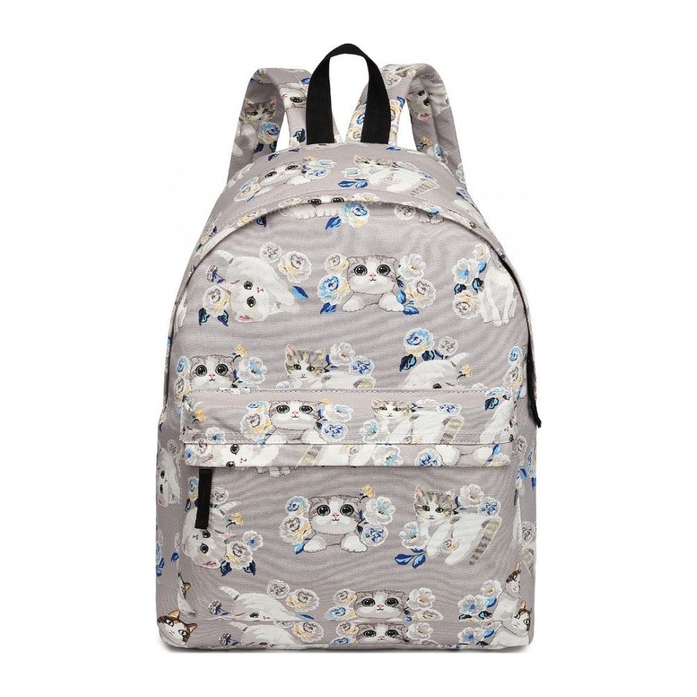 Large Cat Backpack - Grey - Ashton and Finch