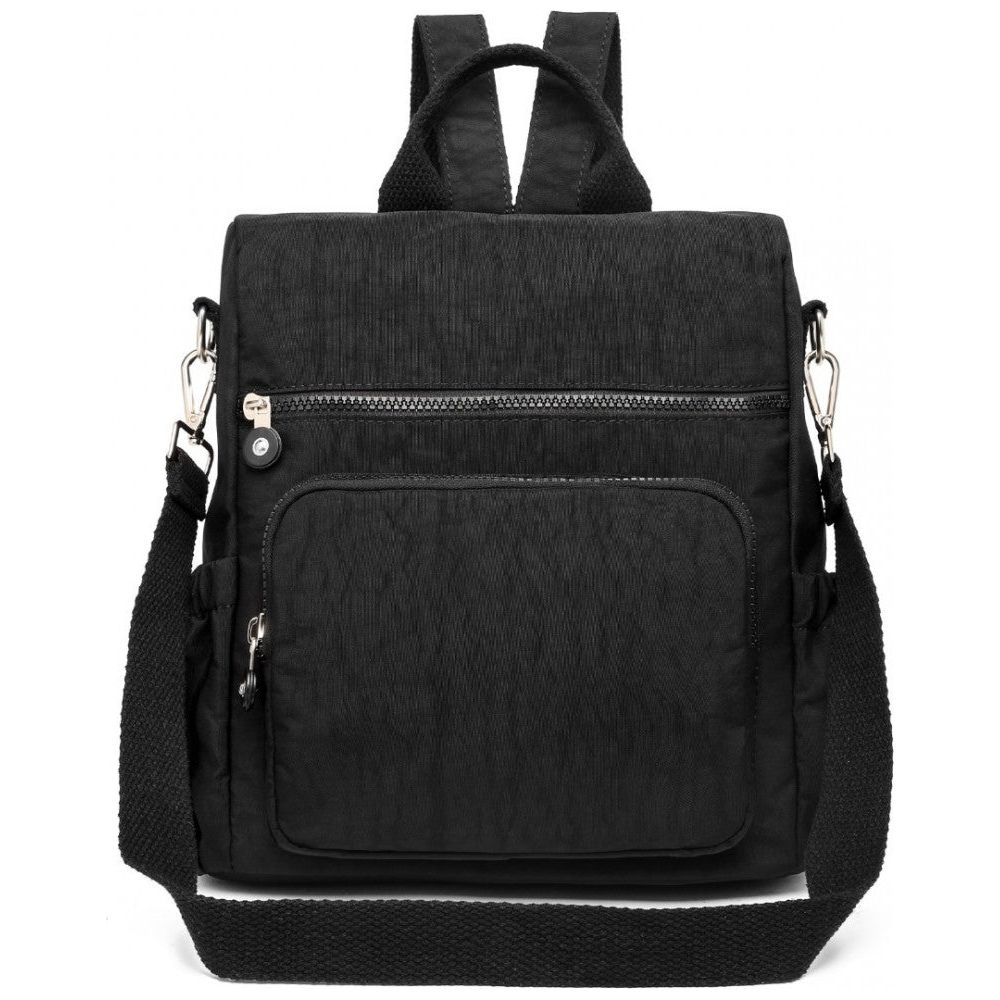 Multi Way Anti-Theft Waterproof Backpack Shoulder Bag - Black - Ashton and Finch