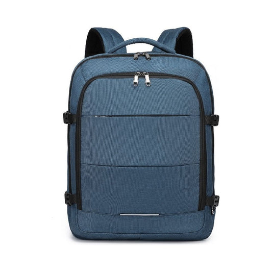 Multi-Level High-Capacity Cabin Bag Travel Backpack - Navy - Ashton and Finch
