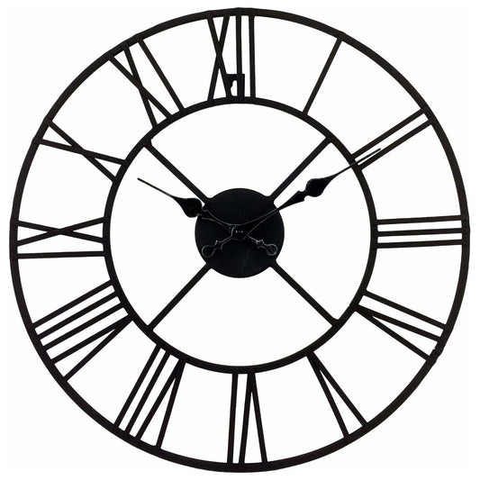 Metal Clock, Roman Numeral 40cm - Ashton and Finch