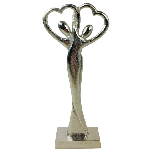 Entwined Couple Silver Straight Figures - Ashton and Finch