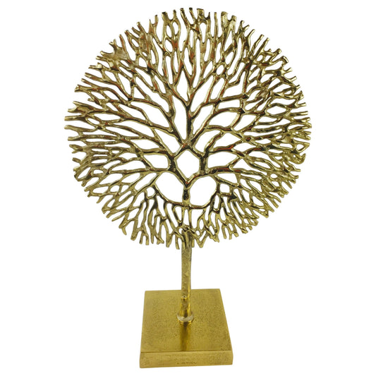 Gold Coral Sculpture - Ashton and Finch