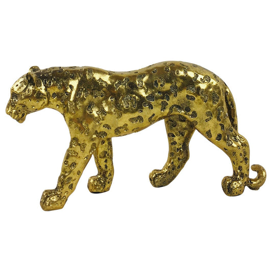 Gold Glitter Effect Leopard 27cm - Ashton and Finch