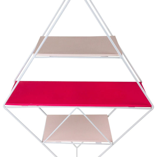 Pink Wire Geometric Shelf - Ashton and Finch