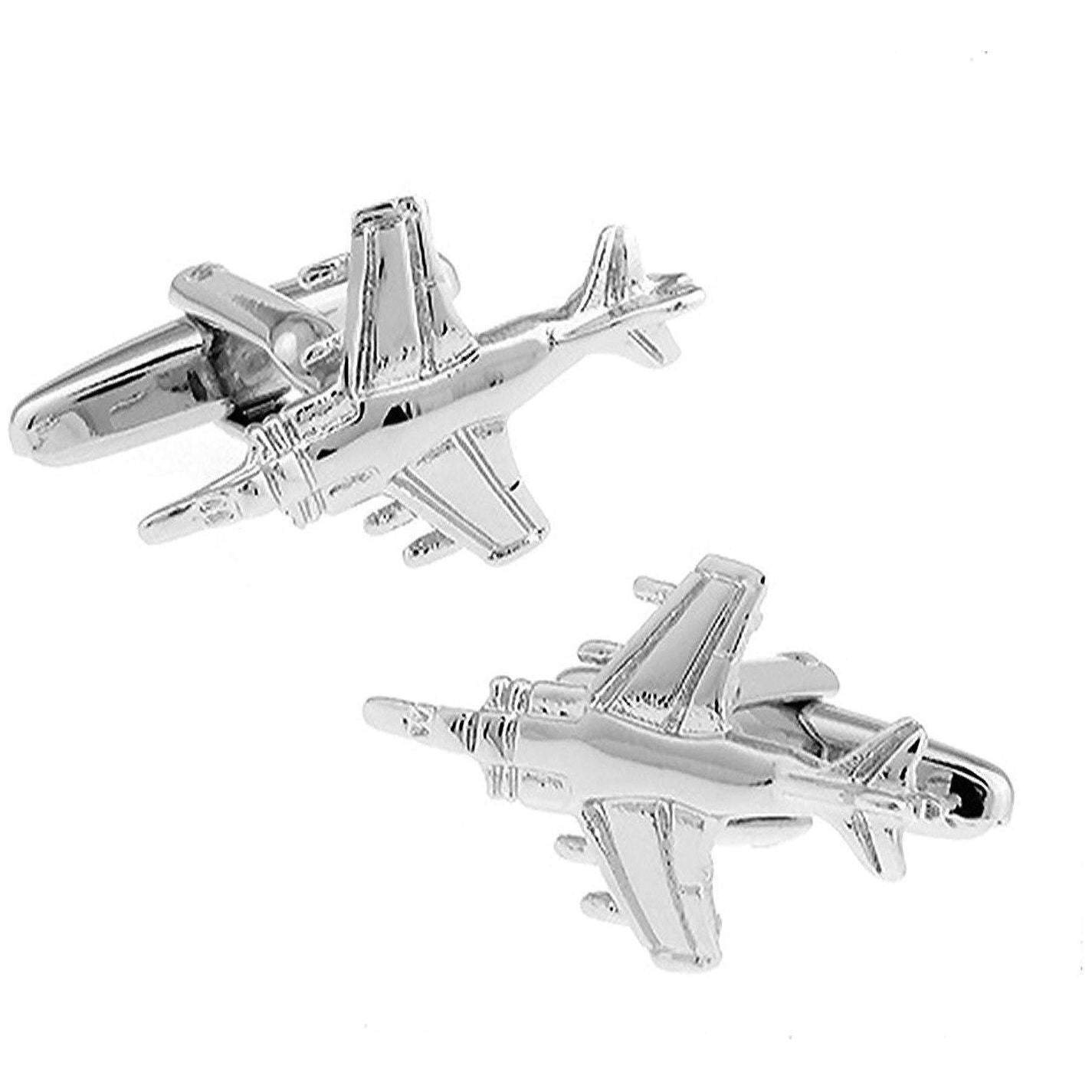 Harrier Jump Jet Novelty Cufflinks  | Ashton and Finch