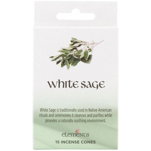 White Sage Incense Cones - Ashton and Finch