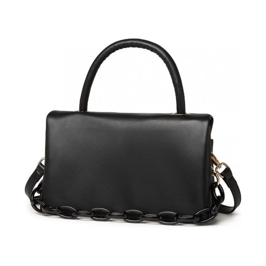 Personality versatile chain handbag crossbody bag - black - Ashton and Finch