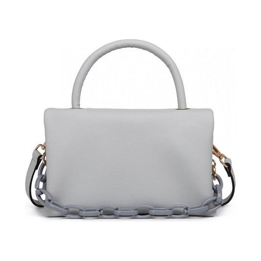 Personality versatile chain handbag crossbody bag - grey - Ashton and Finch