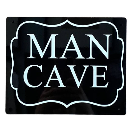 Metal Art Wall/Door Sign. - Man Cave - Ashton and Finch