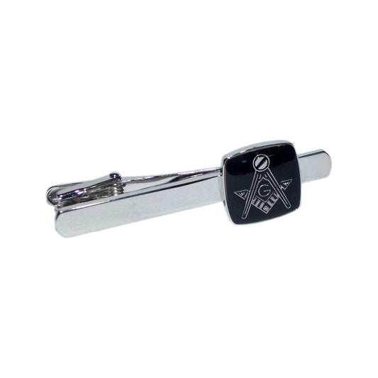 Masonic Black & Silver Tie Clip  | Ashton and Finch