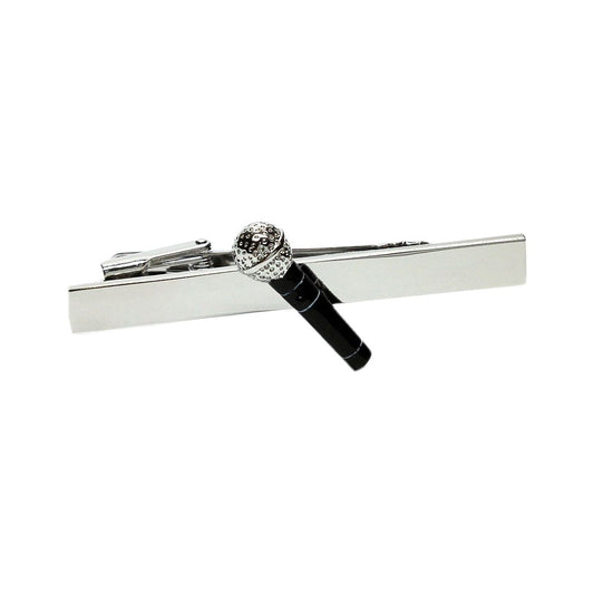 Modern Style Microphone Tie Clip  | Ashton and Finch