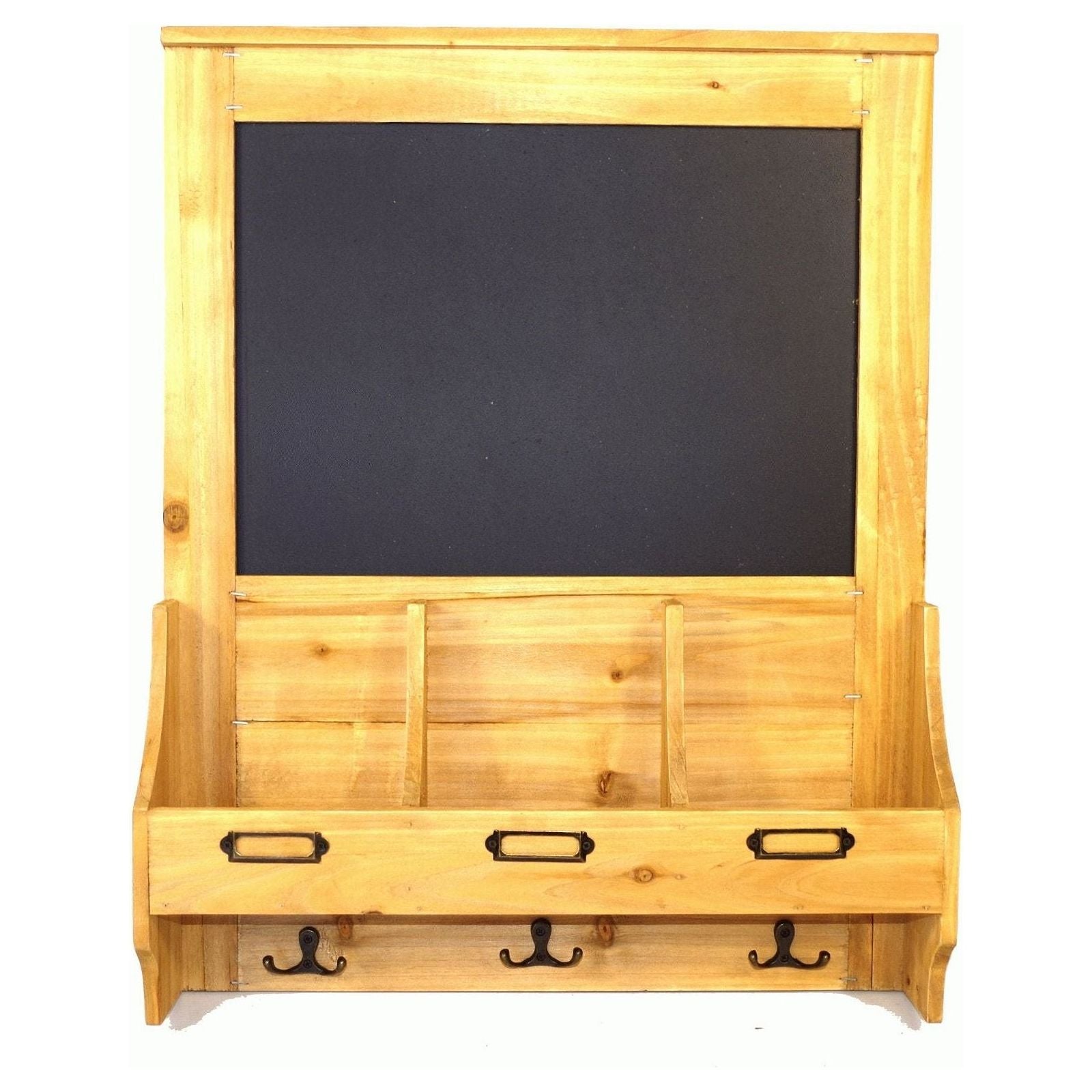 Chalkboard with hooks and Post Space 47 x 10 x 59cm - Ashton and Finch