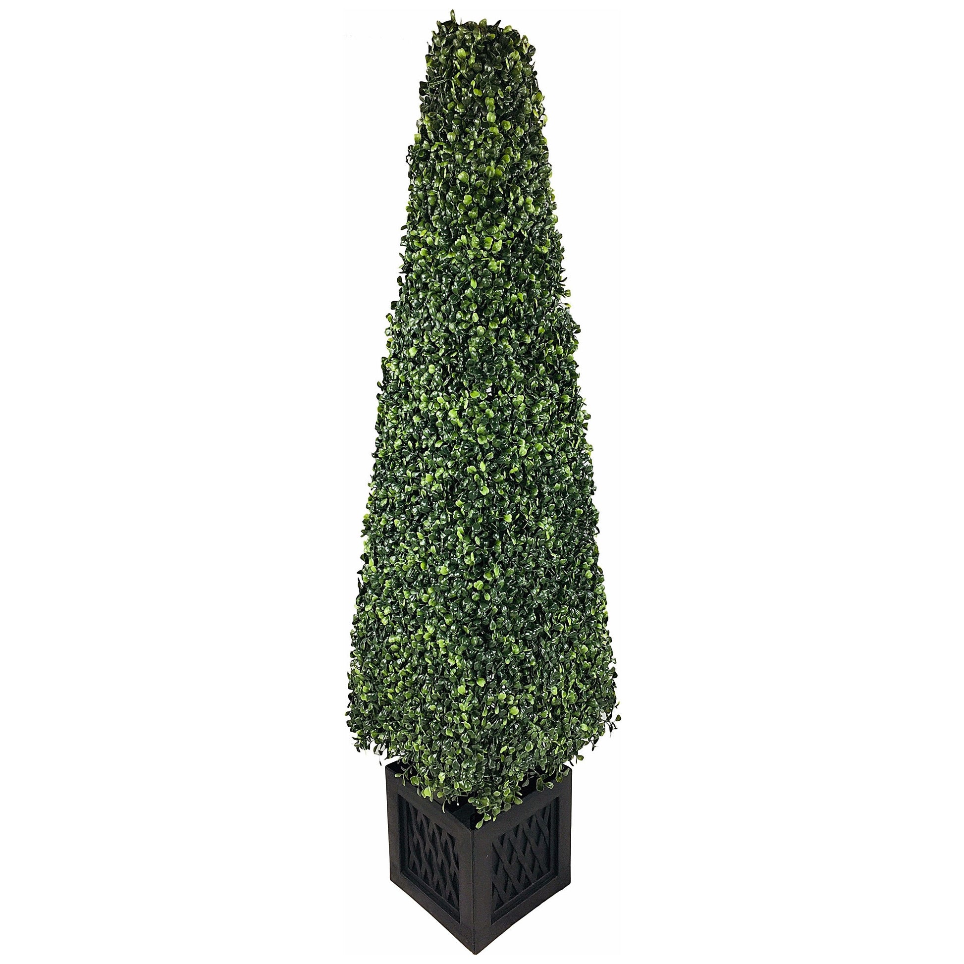 Artificial 120cm Boxwood Tower - Ashton and Finch
