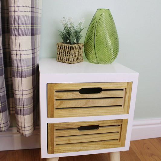 Compact 2 Drawer Unit with Removable Legs - Ashton and Finch