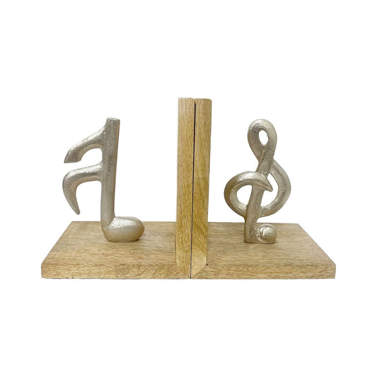 Set of Two Musical Note Bookends - Ashton and Finch
