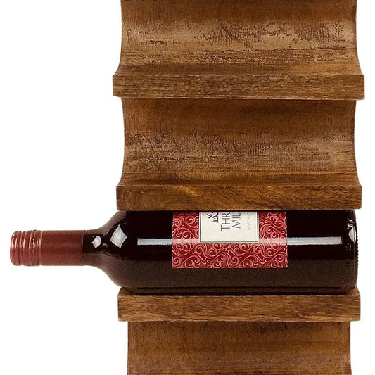 Wall Mounted Wooden Wine Rack - Ashton and Finch