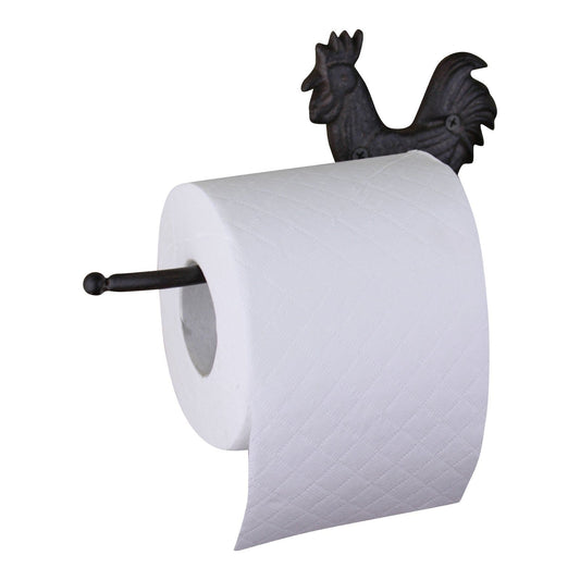 Cast Iron Rustic Toilet Roll Holder, Chicken - Ashton and Finch