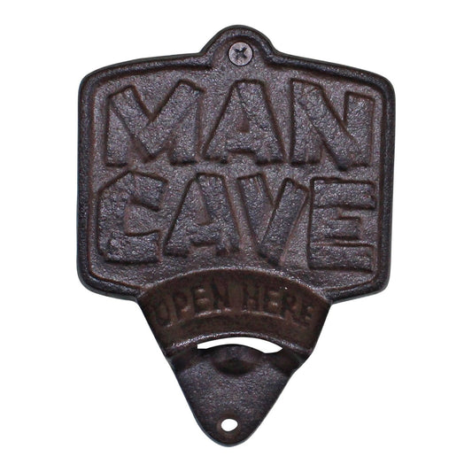 Cast Iron Wall Mounted Man Cave Bottle Opener - Ashton and Finch