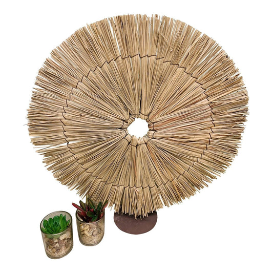 Dried Sun Grass On Stand Decoration 54cm - Ashton and Finch