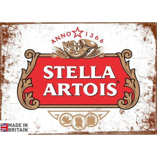 Small Metal Sign 45 x 37.5cm Stella Artois - Ashton and Finch