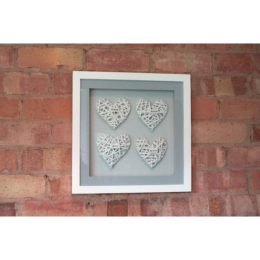Be Kind Woven Heart Frame 40cm - Ashton and Finch