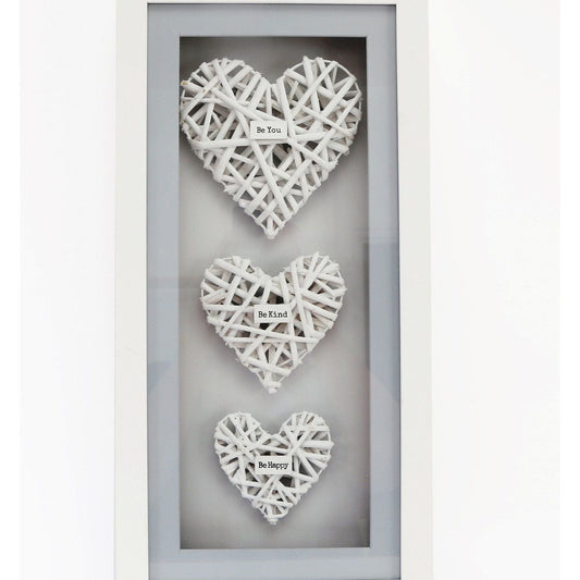 Be Kind Woven Heart Frame 51cm - Ashton and Finch