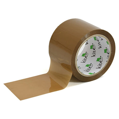 Buff Packaging Tape 75mm Wide x 66m Long - Ashton and Finch