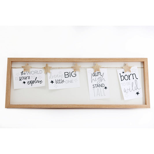 Photo Frame With Star Pegs For Five Photographs - Ashton and Finch