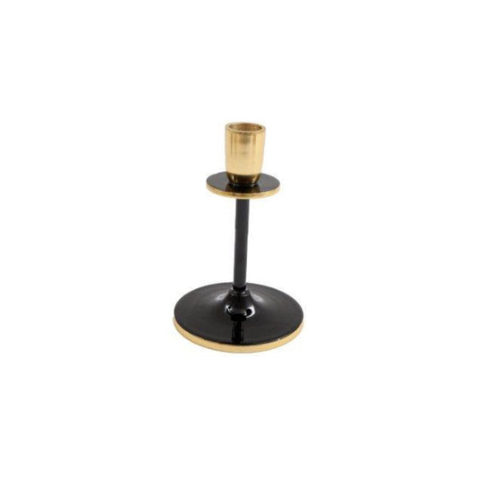 Small Black and Gold Candlestick - Ashton and Finch