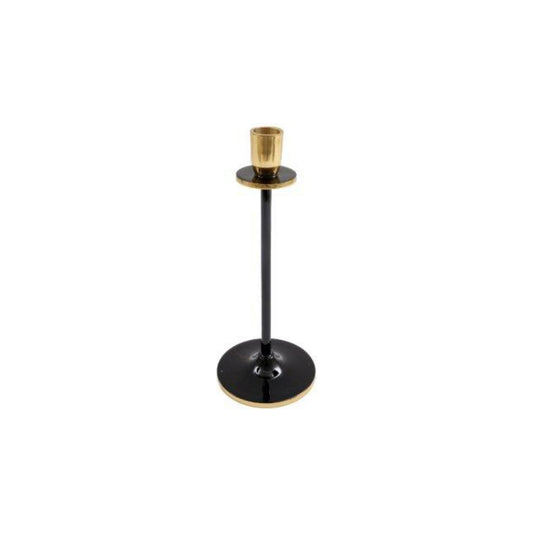 Medium Black and Gold Candlestick - Ashton and Finch