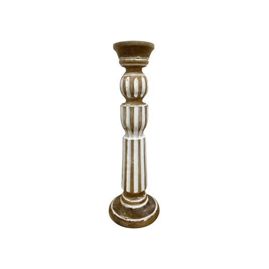 Wooden Candle Stick 45cm - Ashton and Finch