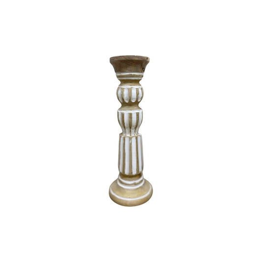 Wooden Candle Stick 38cm - Ashton and Finch