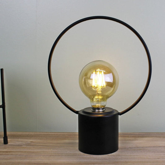 Free Standing Round Wire Lamp - Ashton and Finch
