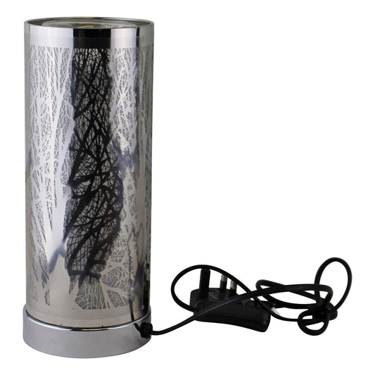 Woodland Design Colour Changing LED Lamp & Aroma Diffuser in Silver - Ashton and Finch