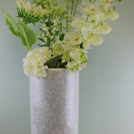 Single Hydrangea Spray, Cream Flower, 49cm - Ashton and Finch