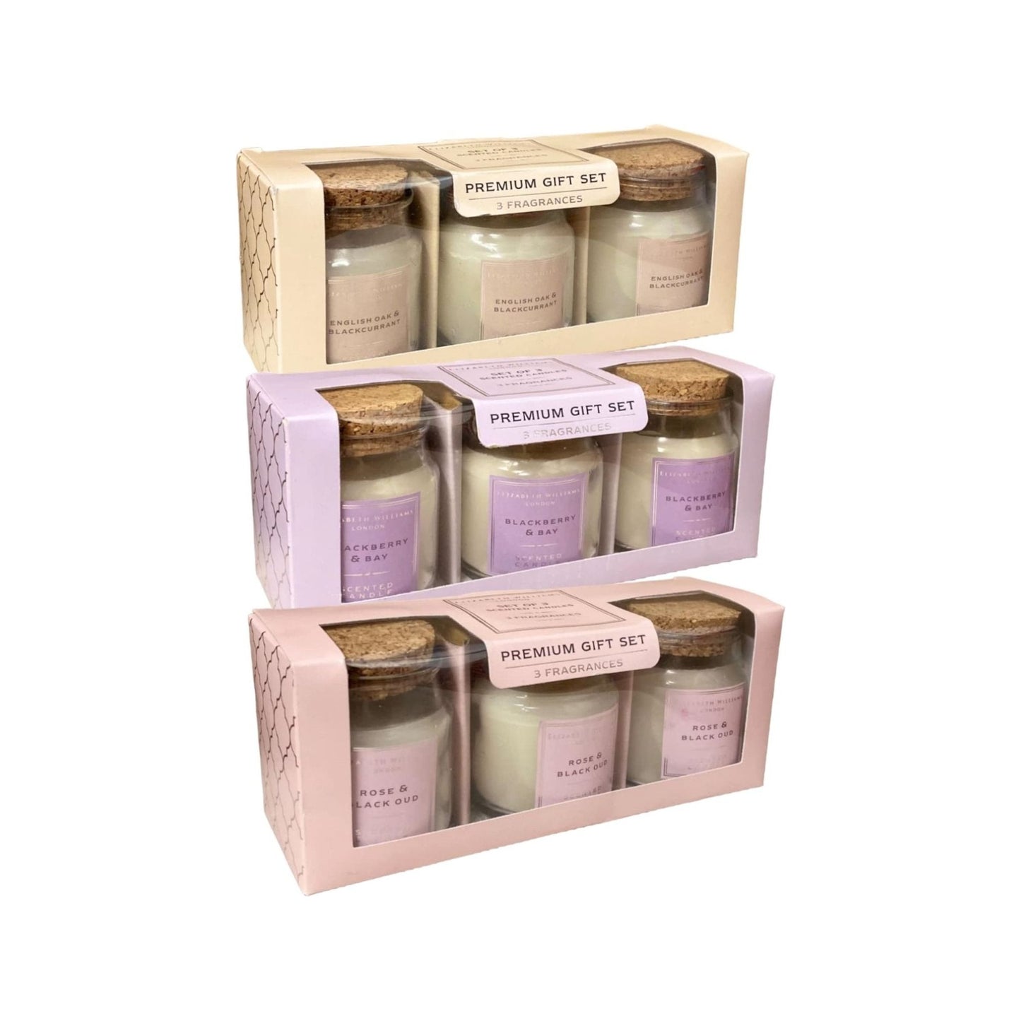 Six Sets of Trio Candle Gift Box - Ashton and Finch
