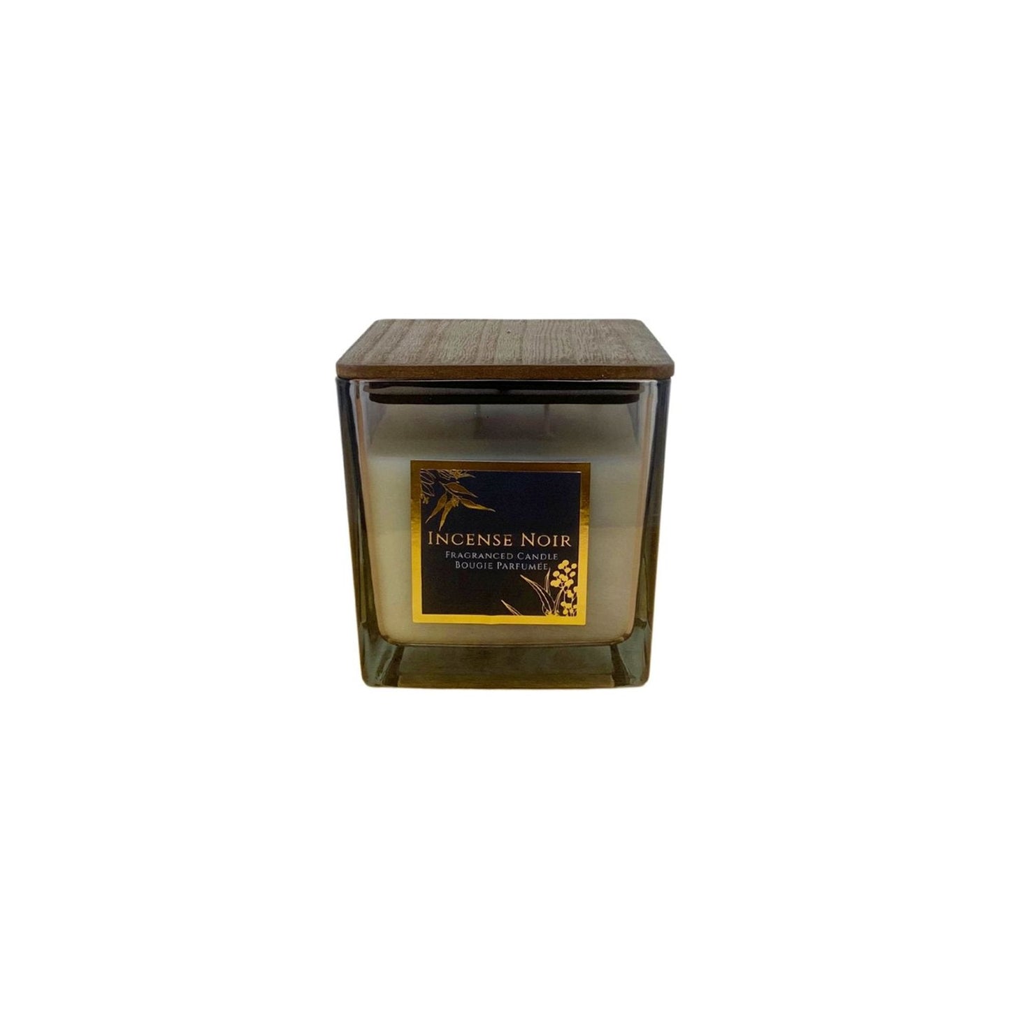 Incense Noir Scented Candle With Wooden Lid - Ashton and Finch