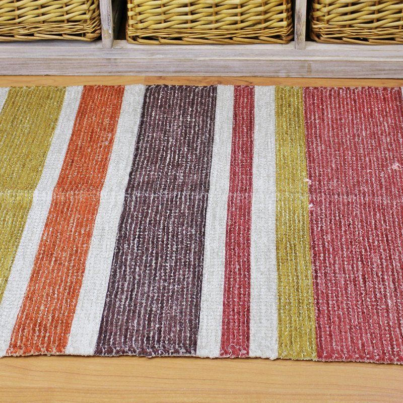 Moroccan Inspired Kasbah Rug, Striped Design, 60x90cm - Ashton and Finch