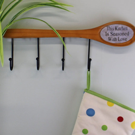 26cm Wooden Spoon With Hooks - Ashton and Finch