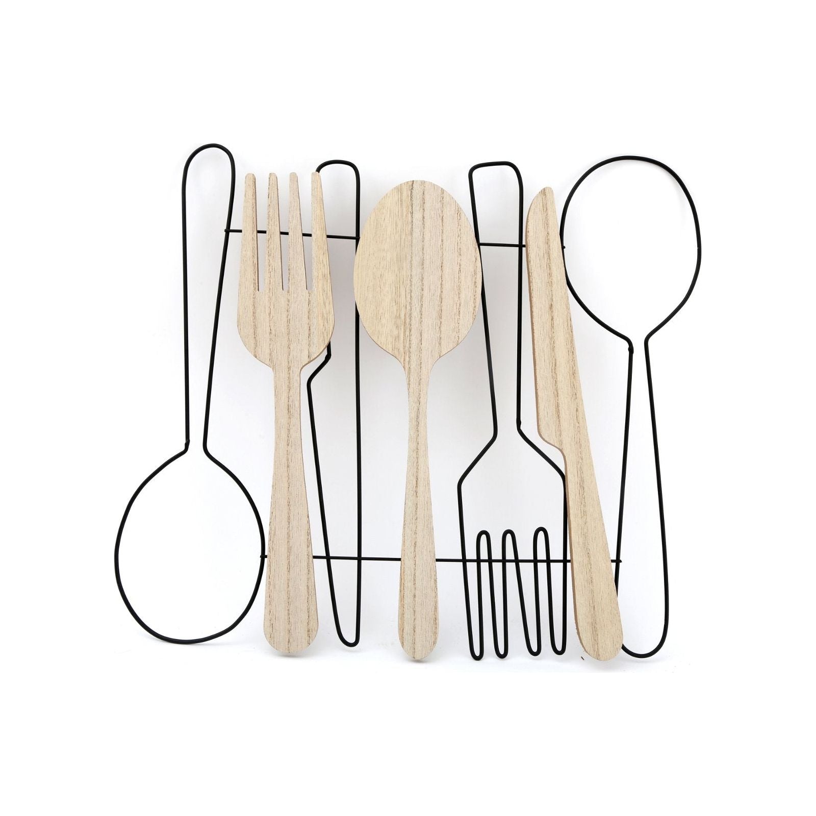 Spoon, Fork & Knife Wall Decoration 45cm - Ashton and Finch