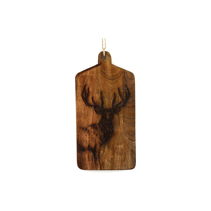 Stag Engraved Wooden Cheese Board - Ashton and Finch