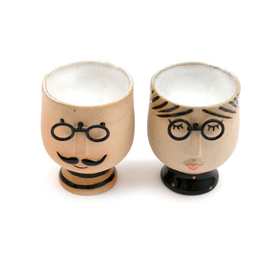 Mr and Mrs Egg Cups - Ashton and Finch