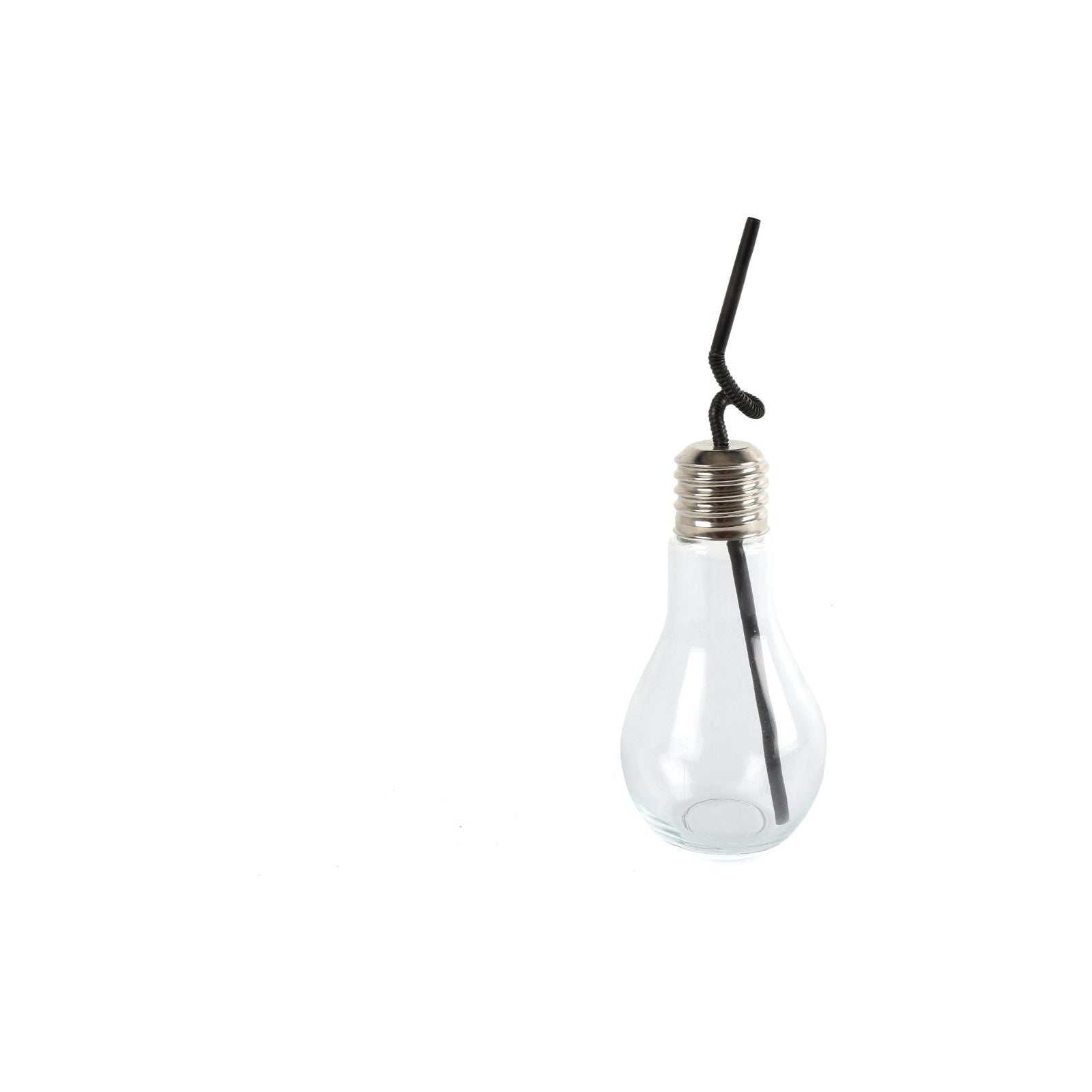 Light Bulb Drinking Jar with Straw - Ashton and Finch