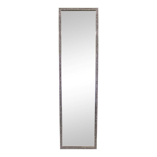 Tall, Slim Jewelled Frame Mirror 125cm - Ashton and Finch